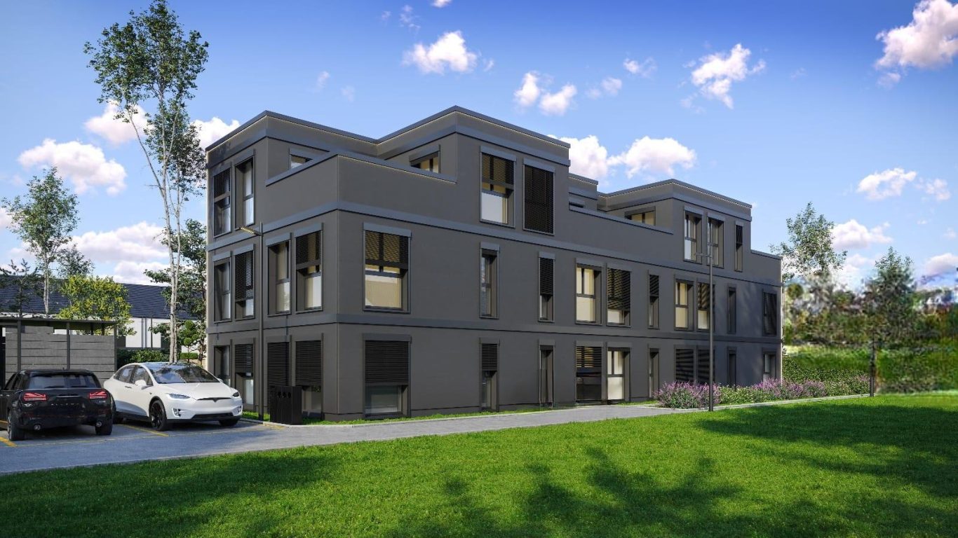 PENTHOUSE WOHNUNGEN MIT DACHTERRASSE ZUM GARTEN (ZUFAHRT AN DER NORDSEITE - DORT KEINE TERRASSEN)